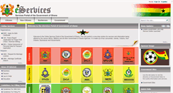 Desktop Screenshot of eservices.gov.gh